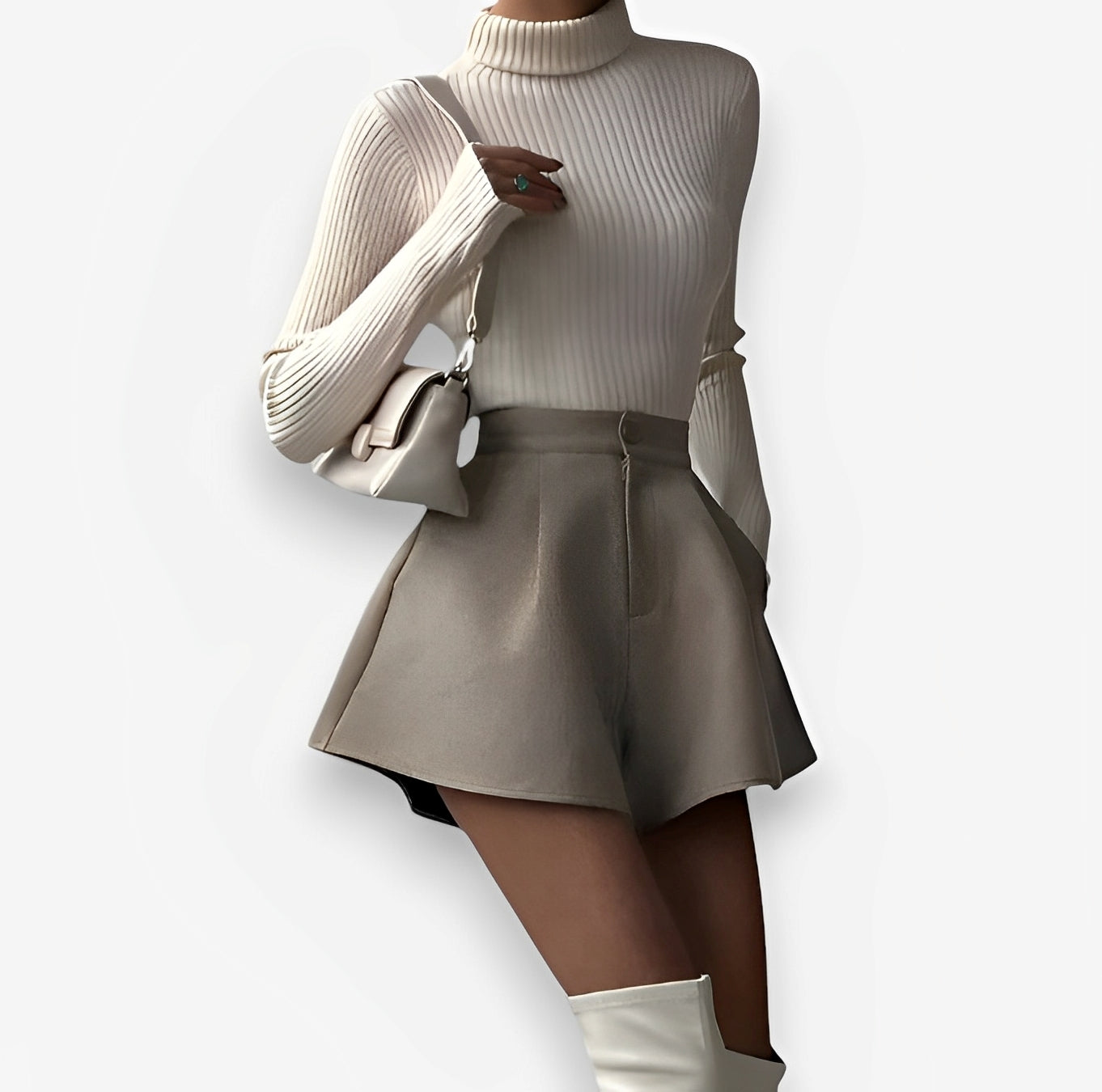 casual a-line skirt shorts