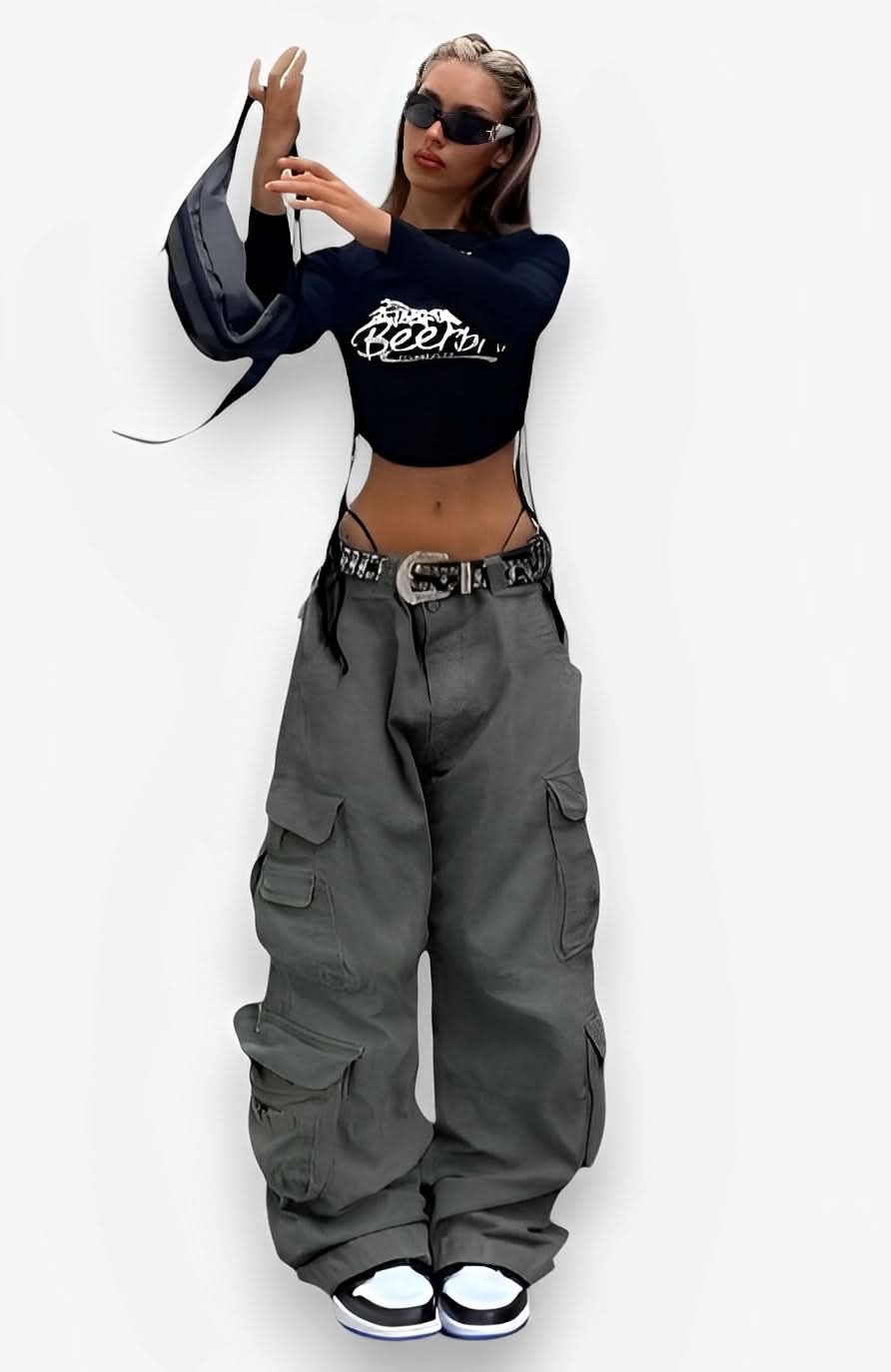 Multi-pocket casual pants - Pants from The Woman Concept