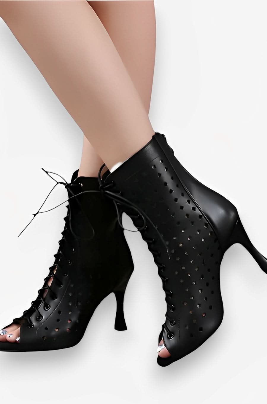 Lace-up fish mouth boots - Shoes from The Woman Concept