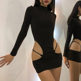 Sexy hollow tight-fitting dress