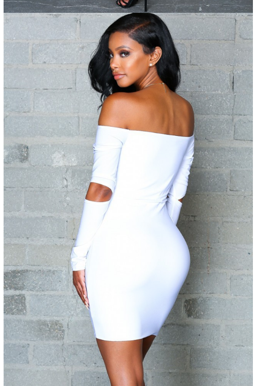 one-step skirt dress - The Woman Concept