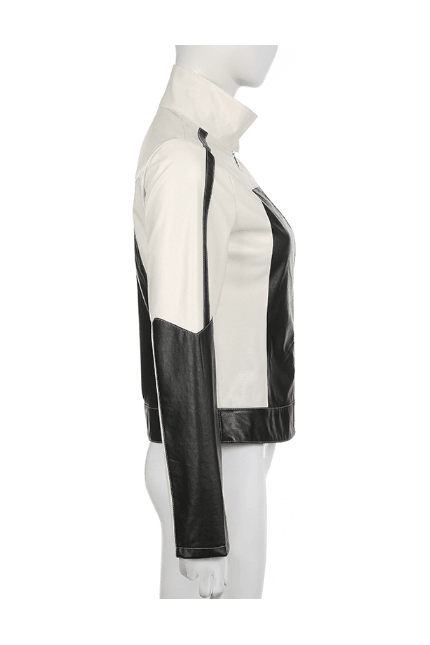 Woman Motorcycle PU leather jacket - The Woman Concept