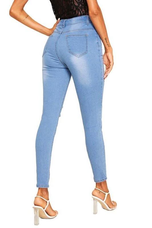 High Waist Pencil Jeans - The Woman Concept