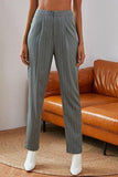 Casual Vertical Lines Pants.