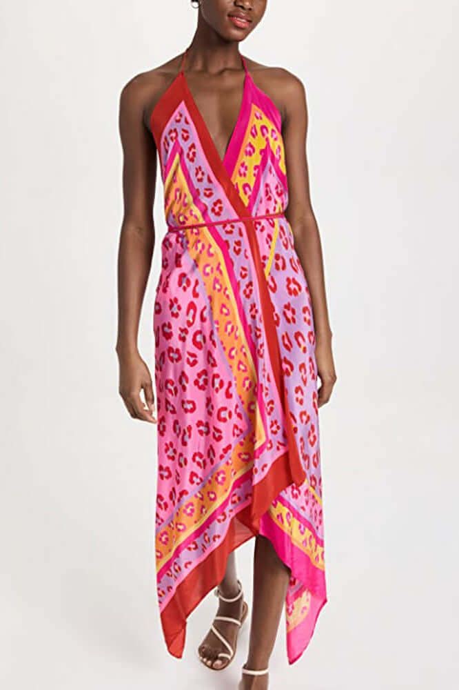 Bodycon one piece pink dress - Image 6