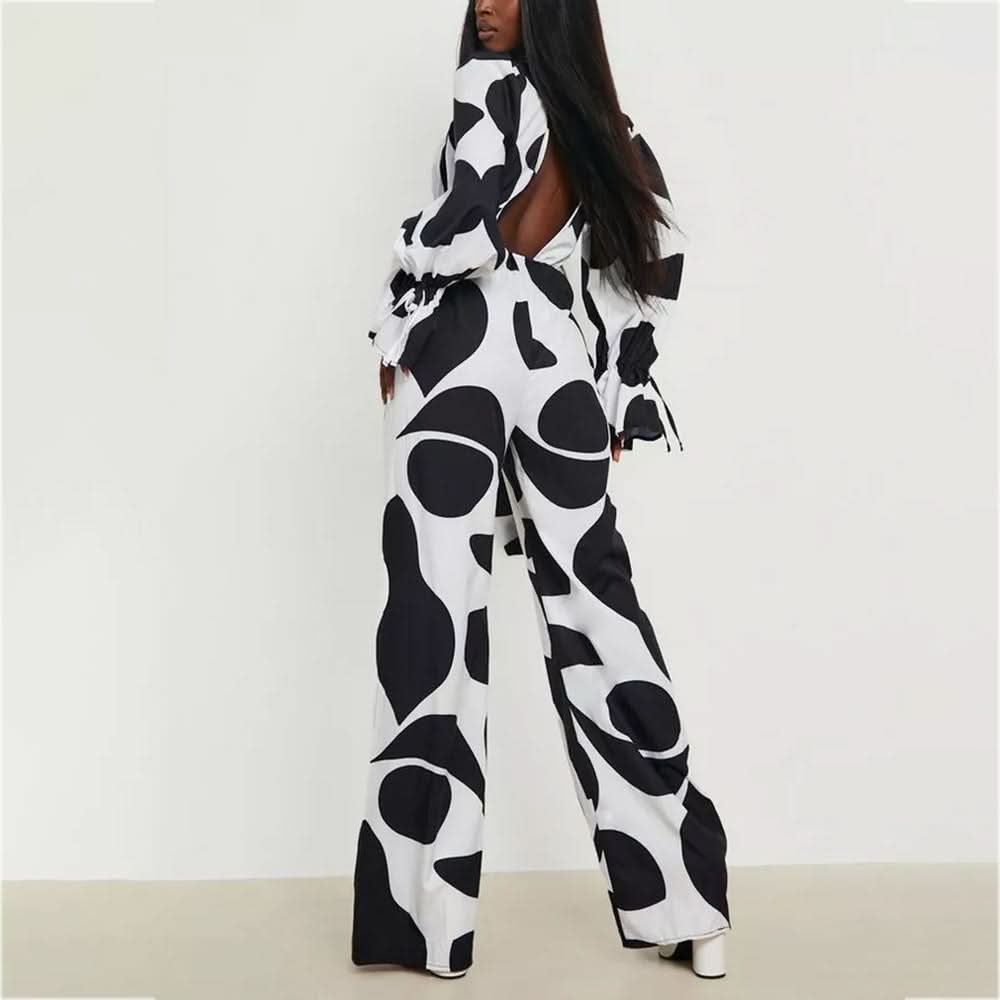 Wide leg strap waist jumpsuit - Detail