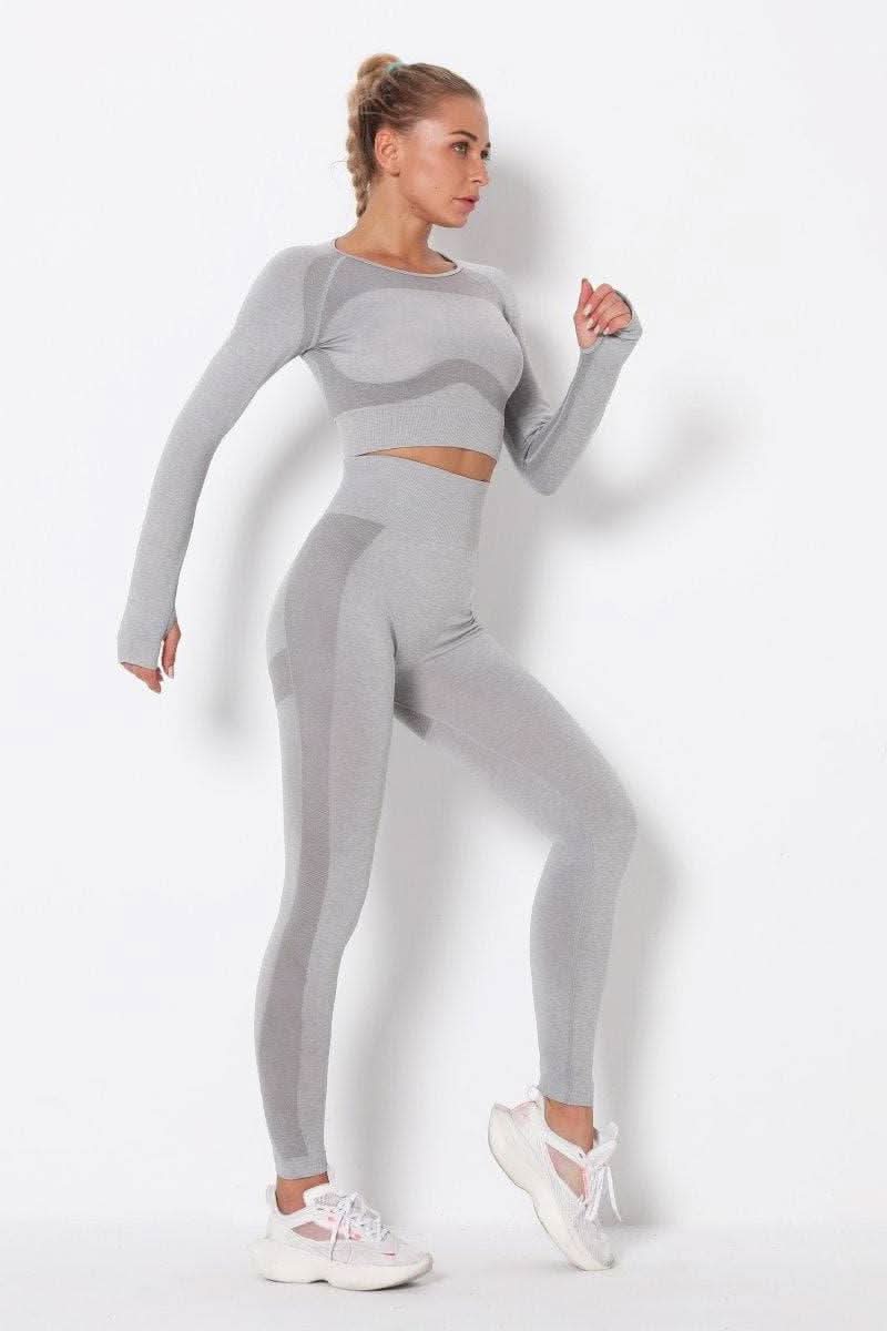 light Grey Yoga Set.