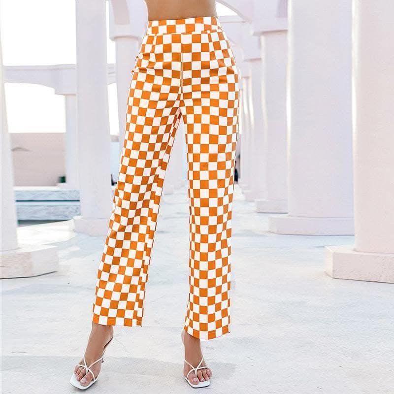 Print Summer Casual Pants - Detail