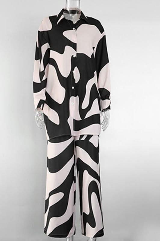 Loose 2 piece oversize pants set - Detail