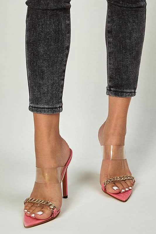 Stiletto High Heels Sandals.