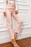 Knotted pants.