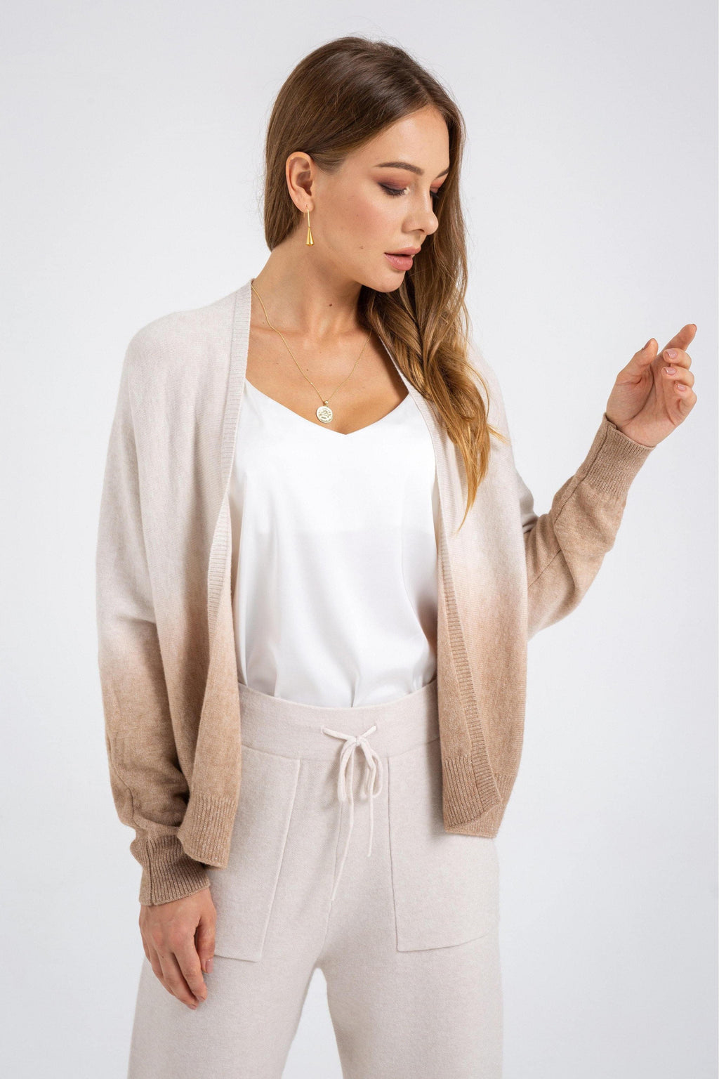 Dip Dye Knitted Sweater - The Woman Concept