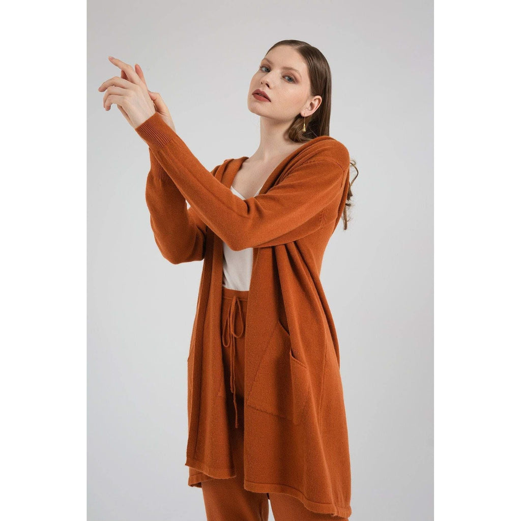 Knitted Top Pullover Knitted Hoodie - The Woman Concept