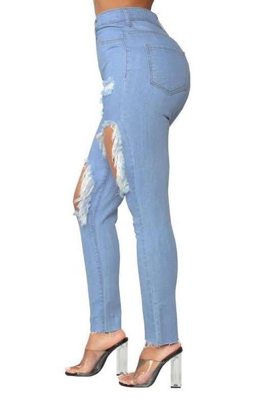 High Waist Skinny Jeans - The Woman Concept