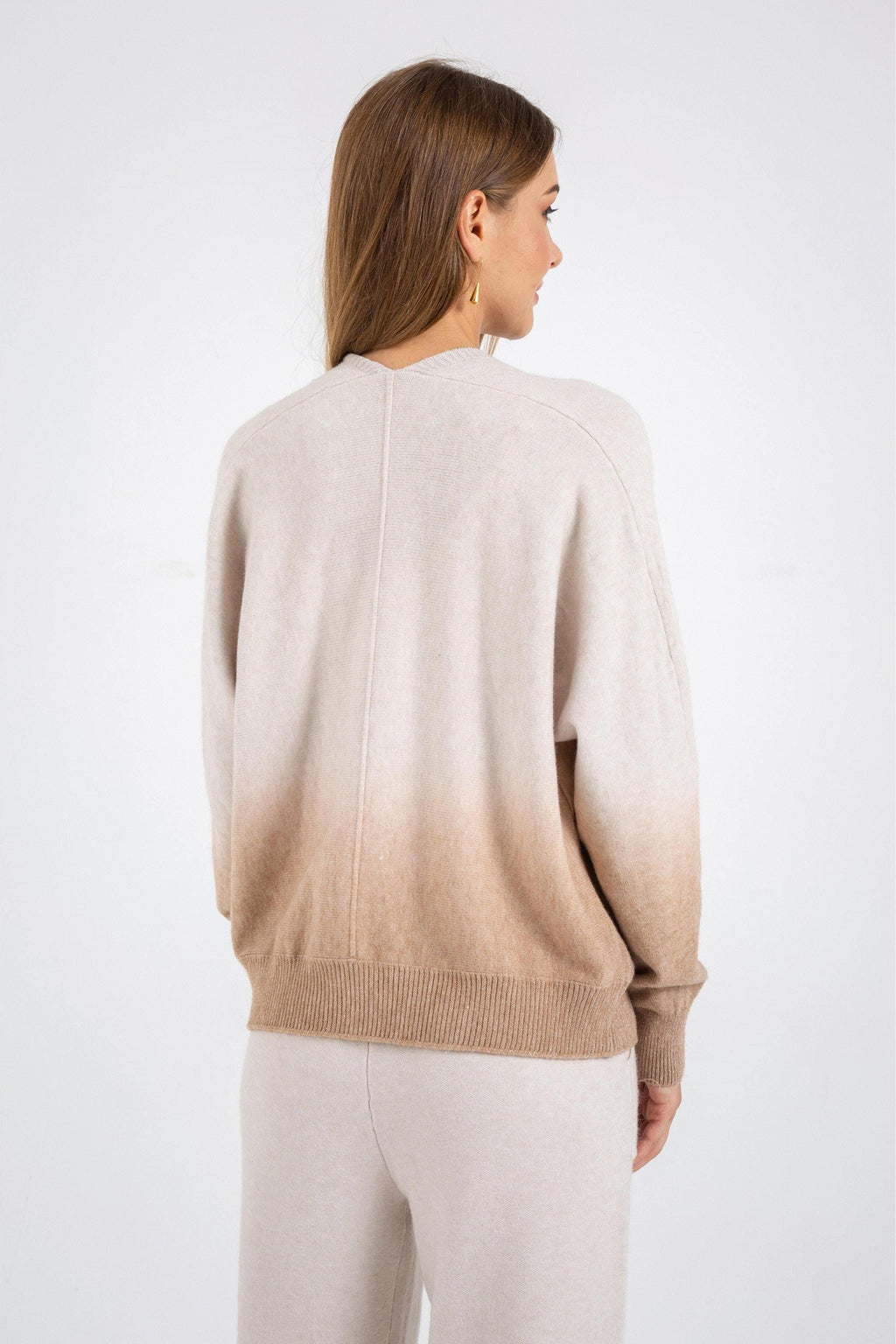 Dip Dye Knitted Sweater - The Woman Concept