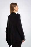 Black Cloak Knitted Cardigan.