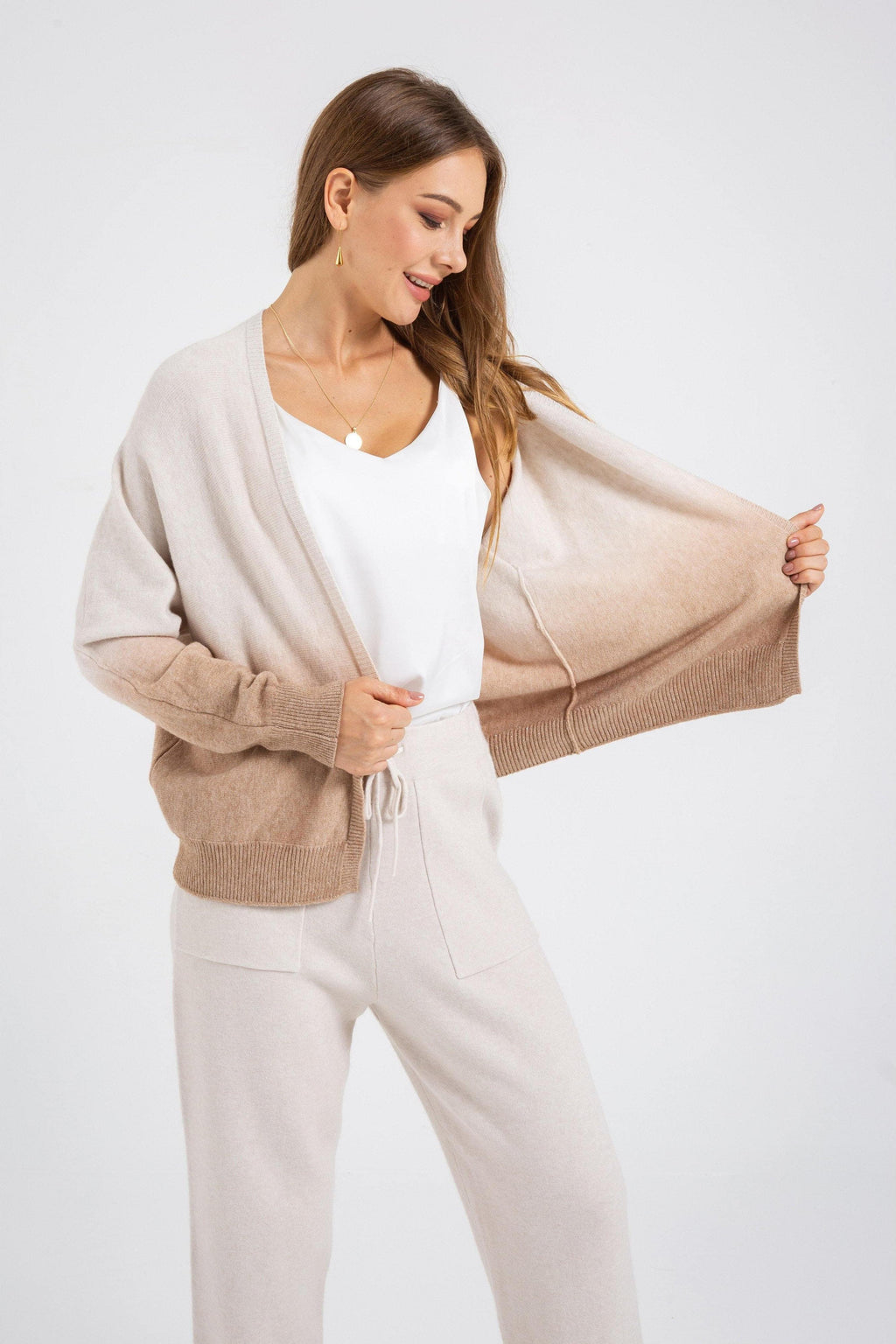 Dip Dye Knitted Sweater - The Woman Concept