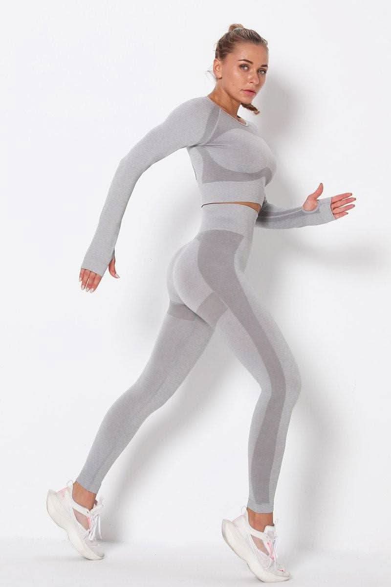 light Grey Yoga Set.