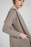 Hooded Sweater Pocket Cardigan - The Woman Concept