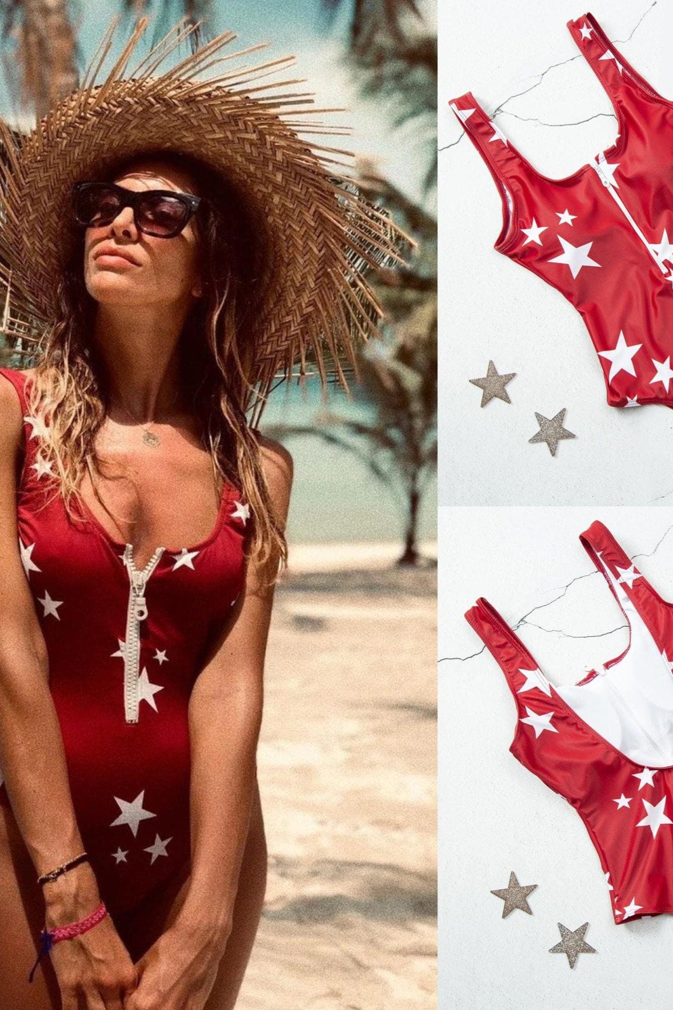 stars print One Piece - The Woman Concept