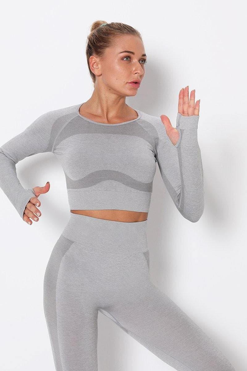 light Grey Yoga Set.