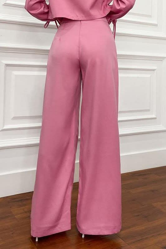 High Waist Wide Leg Pants.
