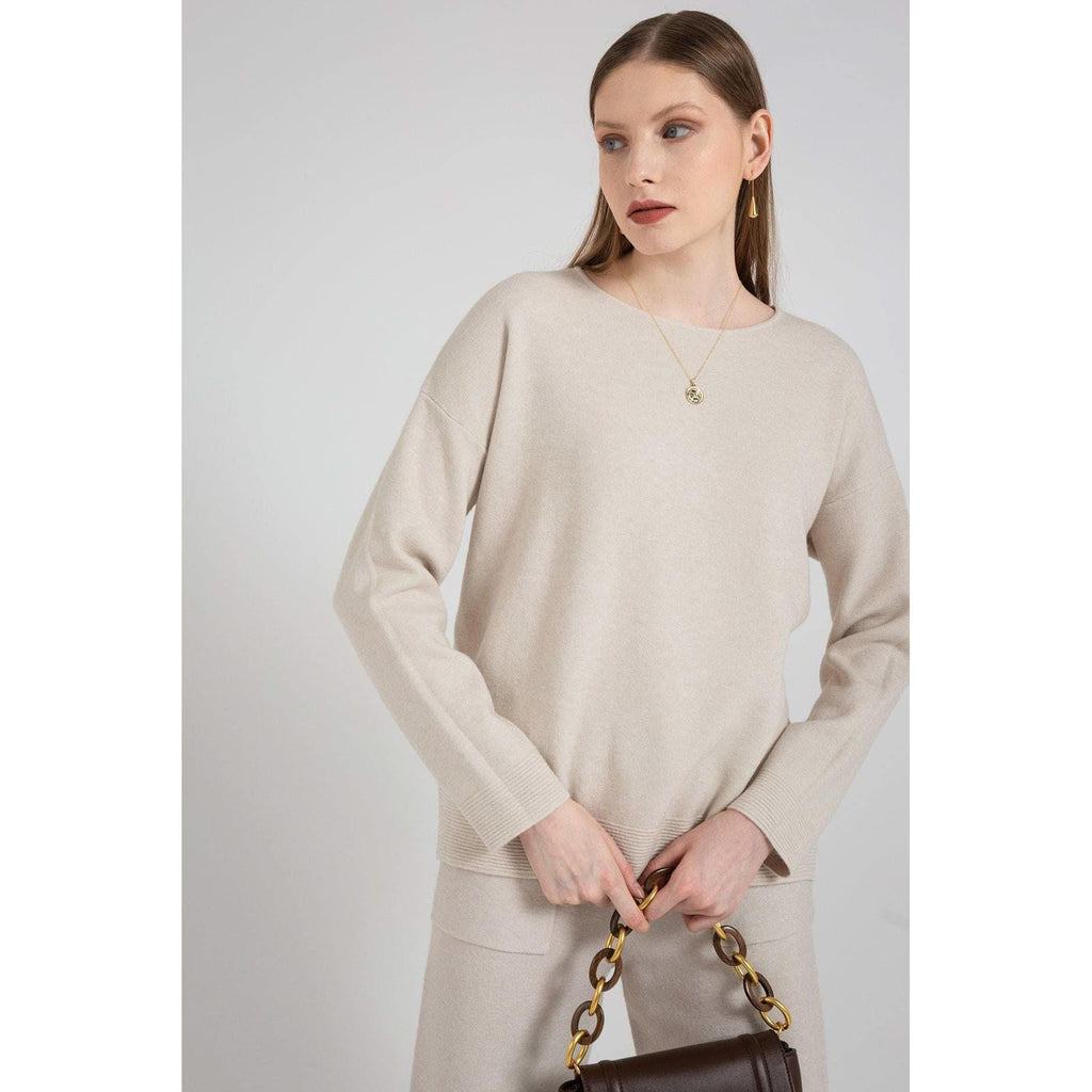 Knitted Oversize Sweater Pullover - The Woman Concept