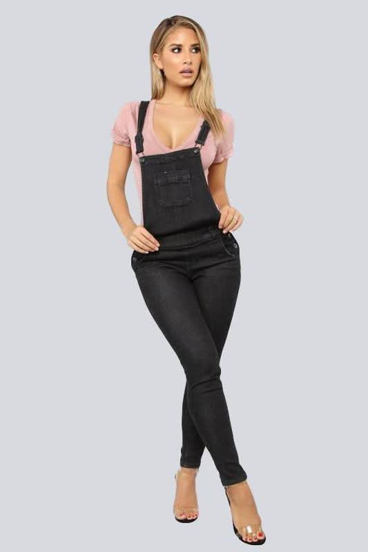 Casual Jumpsuit Straps - The Woman Concept