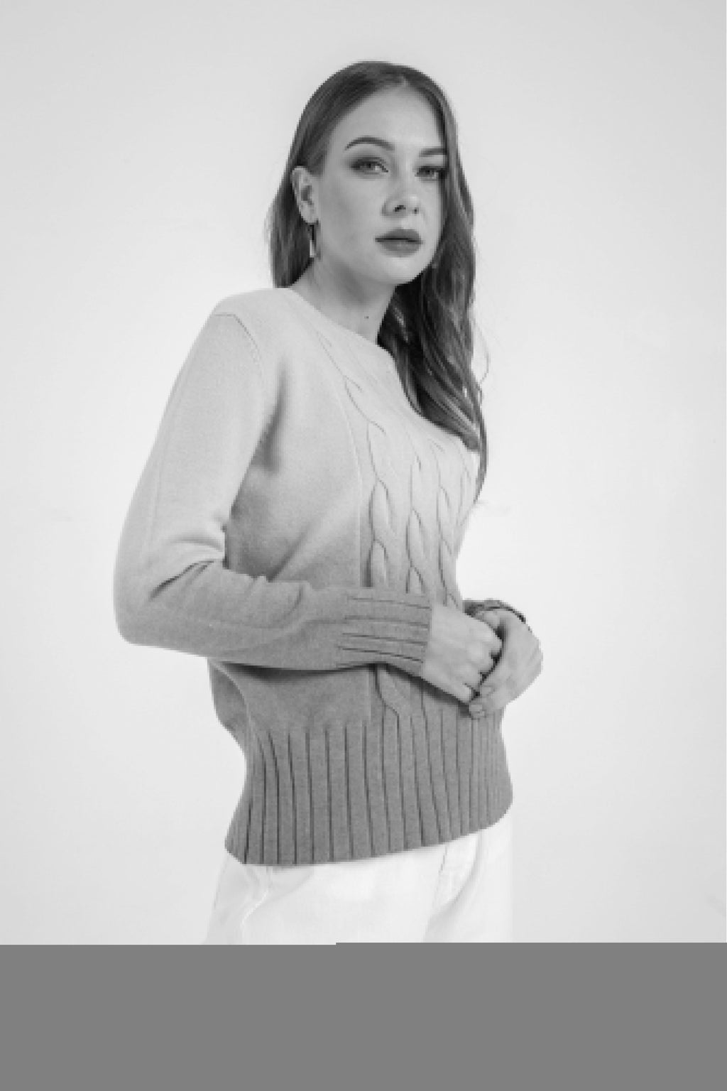 Dip Dye Knitted Sweater - The Woman Concept