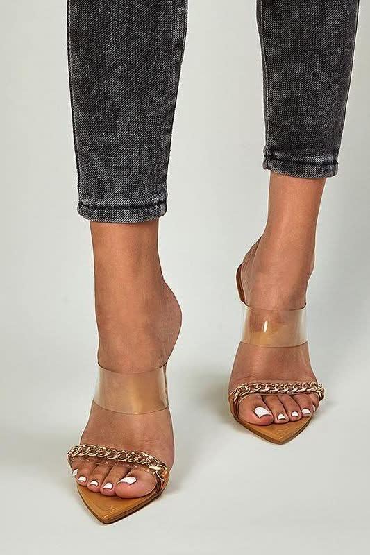 Stiletto High Heels Sandals.