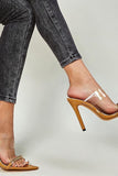 Stiletto High Heels Sandals.