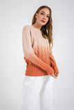 Dip Dye Knitted Sweater - The Woman Concept