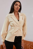 Belt office jacket.