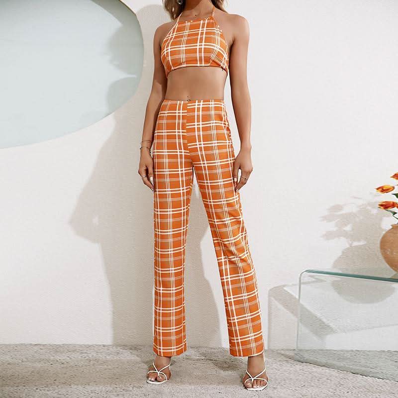 Laid Straight Leg Pants - Side View