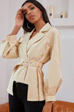 Belt office jacket.