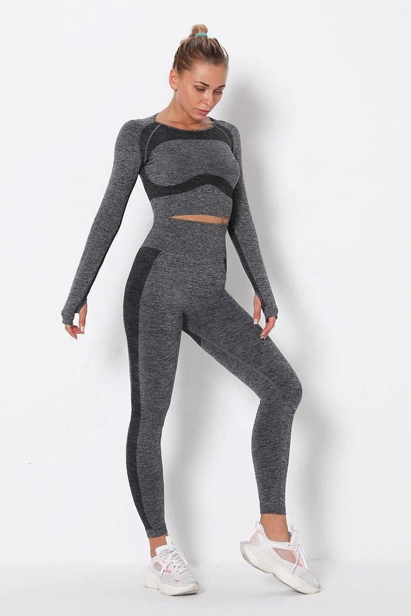 Dark gray Yoga Set.