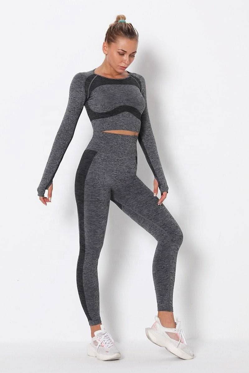 Dark gray Yoga Set.