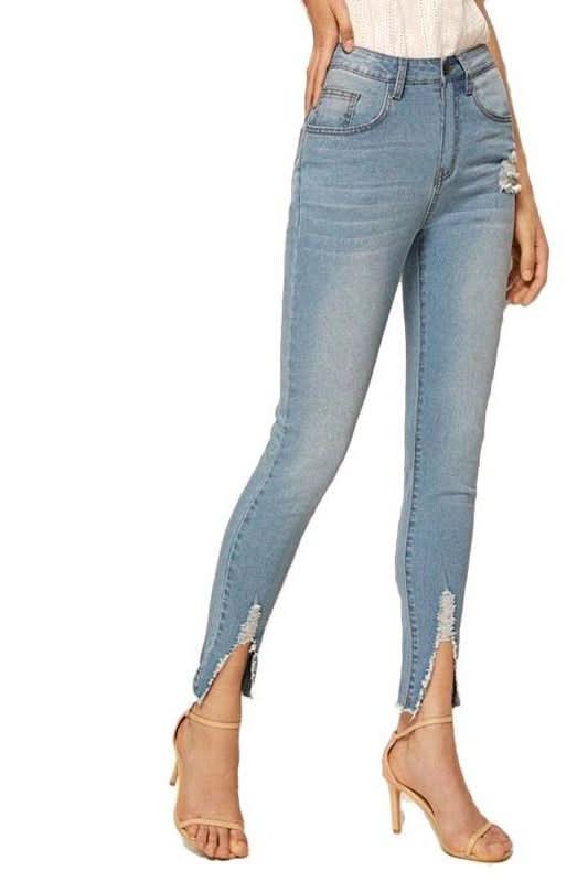 High Waist  Stretch Pencil Pants - The Woman Concept