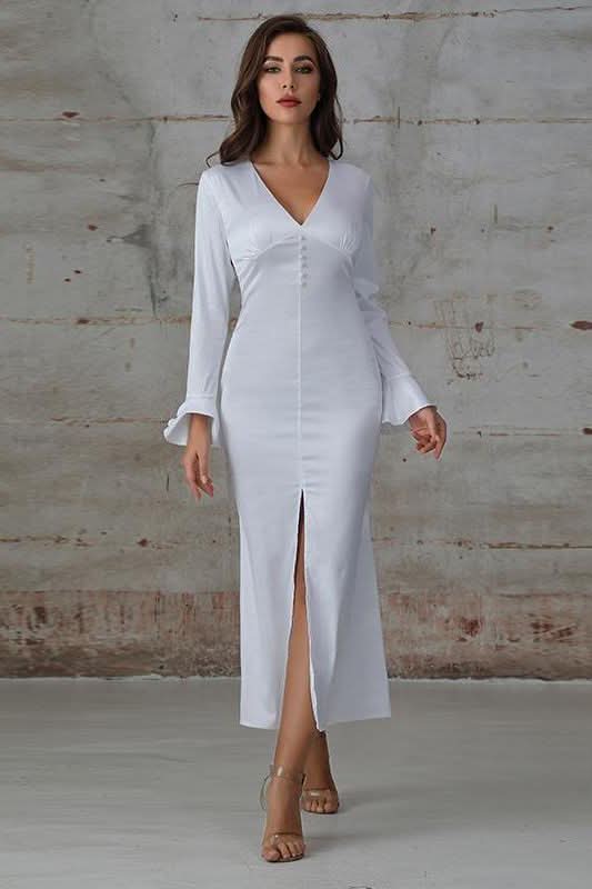 Long Sleeve Elegant Poet Maxi Dress - Image 4