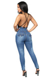 High Waist Stretch Jeans - The Woman Concept