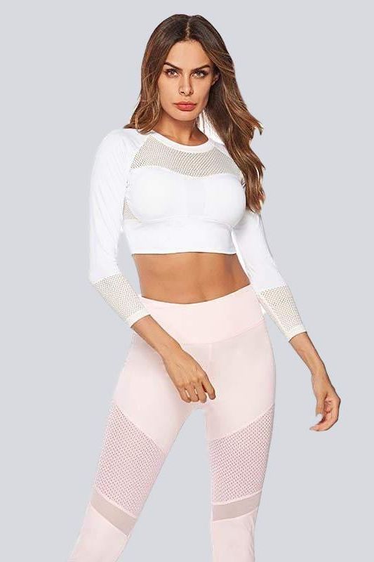 yoga fitness pink  leggings - The Woman Concept