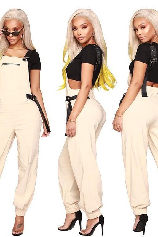 Overalls Belt Suspender Trousers.
