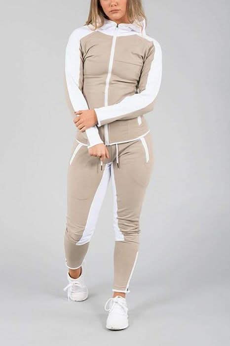 cotton spandex hoodie.