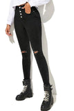 High Waist Skinny Jeans - The Woman Concept