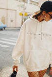 street casual plus size hoodie.