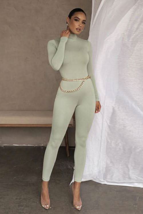 Casual Sexy Streetwear Jumpsuit.