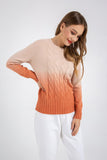 Dip Dye Knitted Sweater - The Woman Concept