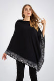 Black Cloak Knitted Cardigan.