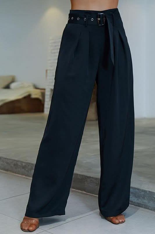 High Waist Belt Pants.