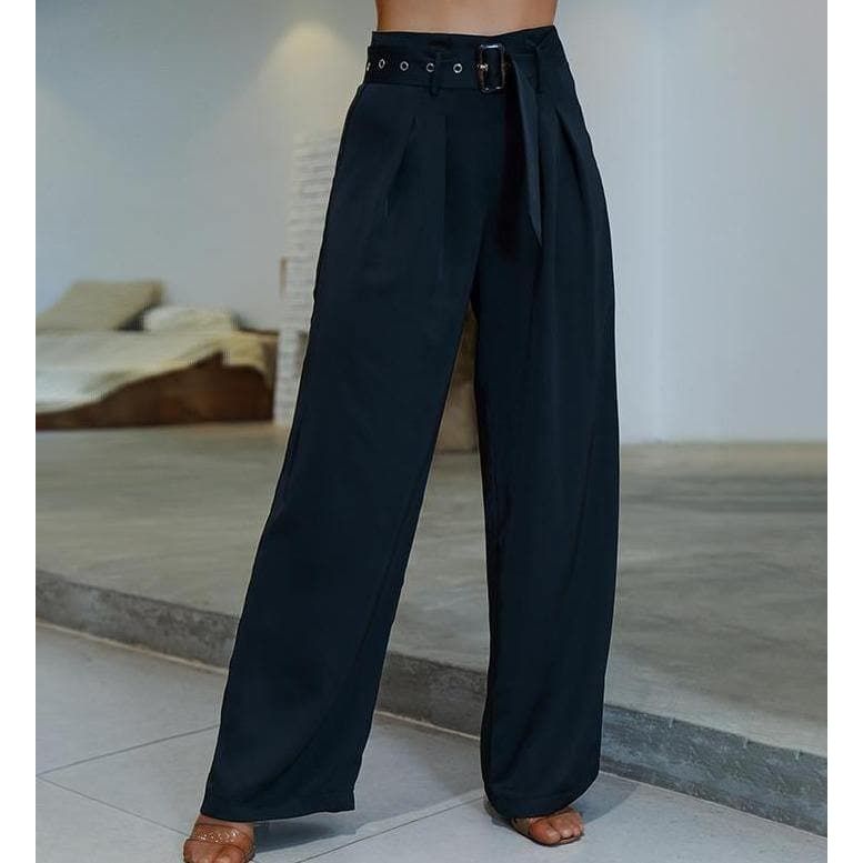 High Waist Belted Pants.